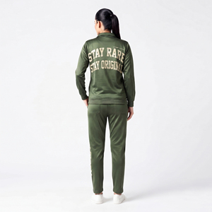Women's Polyester Tracksuit <b>Set</b> Full Zip Hoodie Jogger Pants Winter Autumn Style 100% Polyester Clothing Polyester Tracksuits - Product Image 2