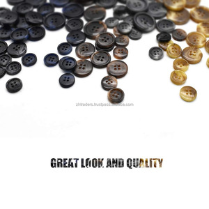 Boutons Boutons en tissu de corne véritable pour blazers costumes haute qualité 16 pièces ensemble de manteaux de costume en corne de buffle-origine indienne - Product Image 2