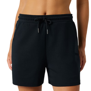 <b>Womens</b> Casual <b>Sweat</b> <b>Shorts</b> Elastic Waist Drawstring Side Pockets Wide Leg Relaxed Fit Open Hem Custom Wholesale OEM Manufacturer - Product Image 2