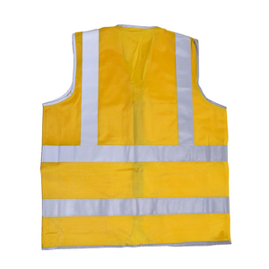เสื้อกั๊กนิรภัยตาข่ายสีส้มสะท้อนแสง ANSI Class 3 แบบมีซิปปิด 6 กระเป๋า แถบสะท้อนแสงลาย H - Product Image 4