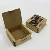 Boîtes d'emballage en papier personnalisées pour barres de chocolat de 4 grammes avec feuille d'or, boîtes d'emballage pour chocolat comestible Shroomz, boîte d'emballage en kraft recyclable