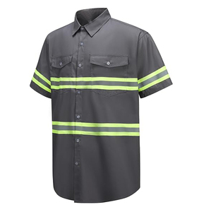 เสื้อโปโล RELICSTAR CARPORATION สีส้มสะท้อนแสงสำหรับทุกเพศ  แถบสะท้อนแสง ชุดทำงาน ยูนิฟอร์ม ผ้าฝ้าย สวมใส่สบาย กันลม - Product Image 1