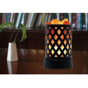IMPEX PAKISTAN Lámpara de Sal Rosa del Himalaya Natural Hecha a Mano, Tallada con Temática Personalizada de Animales y Flores, Luz Nocturna Náutica para el Hogar - Product Image 3