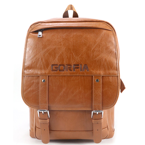 Hot Selling Unisex <b>Leather</b> <b>Backpack</b>, <b>Large</b> Capacity Student Laptop Business Genuine <b>Leather</b> <b>Backpack</b> - Product Image 3