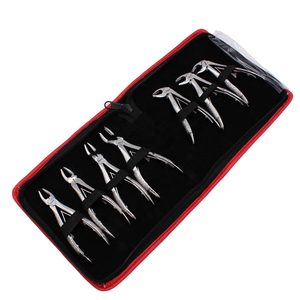 Juego de 10 Pinzas de Extracción Dental Manuales de Acero Inoxidable de Grado Médico de Alta Calidad, Certificación CE ISO para Adultos - Product Image 4