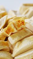 Premium Gefreeze-droogde Durian Zoete Fruit Snack Knapperig Natuurlijke Kleur & Smaak Bulk Vietnam Additiefvrij Gedroogde Durian Schijfjes