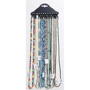 Chaîne de lunettes, cordon pour lunettes de soleil et de lecture, en acrylique, écologique, sangle de lunettes tendance avec perles - Product Image 2