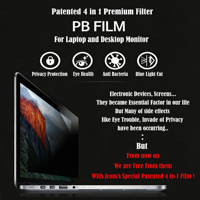 Optimal Privacy Filter blue light watchful eye screen view visual safeguard computer filter laptop guard professional screen