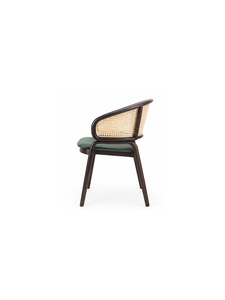 Sillón moderno tapizado en madera con patas de madera, asiento y respaldo cómodo, diseño minimalista para muebles de sala de estar - Product Image 5