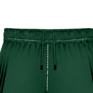 Dark <b>Green</b> Black Rugby <b>Shorts</b> Elastic Waist Breathable Lightweight Team Training Performance Athletic Sports Uniform <b>Shorts</b> - Product Image 5