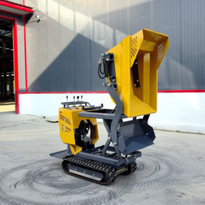 Mini-dumper sur chenilles de 500 kg à chargement automatique, hydraulique, avec moteur intégré, fourni par les usines - Product Image 6
