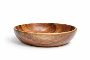 Grand bol rond en bois - Product Image 2