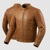 Chaqueta de Cuero Delgada y Larga para Hombre, Diseño Minimalista, Impermeable, Transpirable, para Motocicleta, Estilo Urbano, Cuero Genuino de Vaca