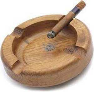 New Design Handmade American Style Wooden Customized Shape Eco-Friendly Tabletop <b>Ashtray</b> for Cigarette Smoking Home Office - Product Image 2