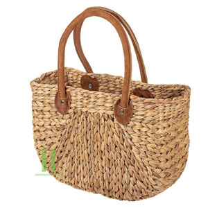 Cesta de Almacenamiento Colgante Multifuncional, Hecha a Mano, de Mimbre, Ecológica, Apta para Alimentos, Ideal para Compras, Picnic y Verano - Product Image 1