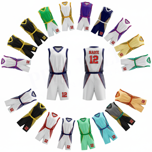 Uniforme de Baloncesto al por Mayor de Fábrica, OEM, para Hombre y Mujer, Diseño Personalizado, Conjunto de Camiseta y Pantalones Cortos, Ropa Deportiva Transpirable - Product Image 1