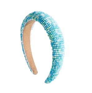 Diadema de Lujo para Mujer con Cuentas y Bordado, Accesorio Nupcial Hecho a Mano, Diadema de Cuentas Bordadas para Novia, Belleza Artesanal - Product Image 3