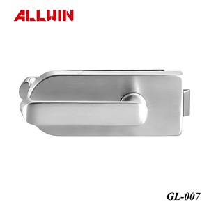 Serrures de porte en verre de passage montées sur verre Serrure de porte en verre avec poignée - Product Image 3