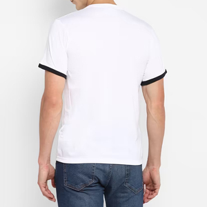 Camiseta Deportiva Personalizada para Hombre, Verano, Nueva, 100% Algodón Grueso, Corte Regular, Estilo Urbano, Manga Corta, Color Sólido, Ecológica - Product Image 3