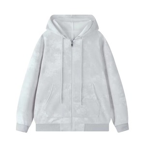 Sudadera con Capucha para Hombre, Estilo Vintage, Lavado Ácido, Algodón Desgastado, Corte Regular, Estilo Urbano, Gruesa, con Bolsillos Tipo Canguro - Product Image 1