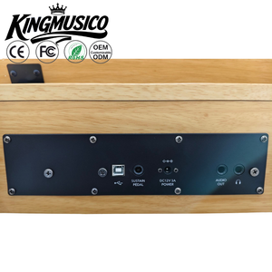 Piano numérique KINGMUSICO 88 touches à mécanisme marteau lourd, support en bois massif, <span class=keywords><strong>MIDI</strong></span> <span class=keywords><strong>USB</strong></span> <span class=keywords><strong>Bluetooth</strong></span> - Product Image 6
