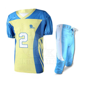 Maillots et pantalons d'équipe de football américain pour hommes, uniformes personnalisés, vêtements de sport à séchage rapide, impression par sublimation, grandes tailles, fabrication directe OEM - Product Image 5