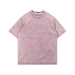 Servicio OEM: Camisetas para Hombre 100% Algodón, Lavado Ácido, Corte Holgado, Estampadas, de Gran Gramaje, Estilo Casual de Verano - Product Image 6