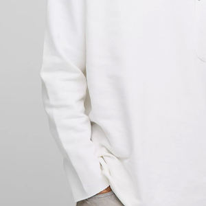 T-shirt en coton blanc à manches courtes pour homme, coupe classique, col rond, tricoté, couleur unie, logo sur le devant, style streetwear, séchage rapide - Product Image 2