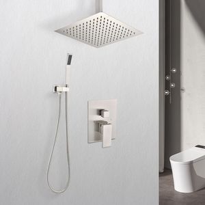 Handheld and 16\" <b>Shower</b> Head Combo Set Ceiling-Mounted <b>Shower</b> <b>System</b> for Bathrooms - Product Image 1