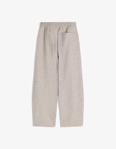 Pantalon de jogging cargo en molleton épais pour homme, style sport décontracté avec poches, noir - Product Image 1