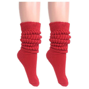 Premium Quality Crew Length Knitted Wool <b>Socks</b> Solid Gray Thick Warm <b>Winter</b> Lounge <b>Socks</b> for Adults Casual Wear - Product Image 2