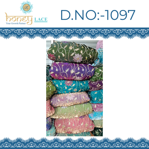 Tela Fendy Bordada, Suave al Tacto y Transpirable, para Vestidos de Novia, Decoración del Hogar, Estilo Elegante, Accesorios de Muebles de Lujo No Tejidos - Product Image 3