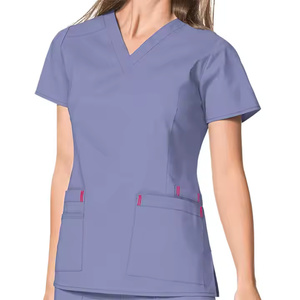 Best Selling Custom Made Hospital Women <b>Scrub</b> <b>Tops</b> Latest Design Lightweight High Quality Women <b>Scrub</b> <b>Tops</b> with Custom Logo Colo - Product Image 4
