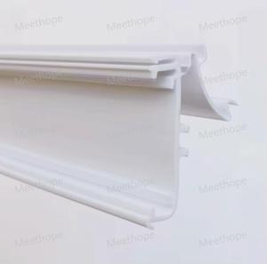 Portaetiquetas de plástico Meethope, cubierta de protección combinada, estante, hablador, soporte de etiqueta de precio, funciona con estante P25 en <span class=keywords><strong>supermercado</strong></span> - Product Image 5