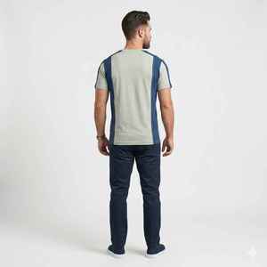 Camisetas para hombre al por mayor, personaliza el logotipo de tu marca, 100% algodón, camiseta lisa para hombre, informal, para uso en verano, camisetas para hombre - Product Image 5