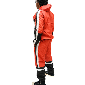 Survêtement réfléchissant imperméable pour homme, veste coupe-vent et pantalon, streetwear, techwear, logo personnalisé, OEM, en gros - Product Image 5