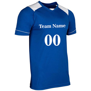 ชุดยูนิฟอร์มฟุตบอลแบบสั่งทำพิเศษสำหรับทุกเพศ ปี 2026 เสื้อและกางเกงขาสั้น ระบายอากาศได้ดี น้ำหนักเบา พิมพ์ลาย คอวี 100% โพลีเอสเตอร์ แห้งเร็ว - Product Image 1