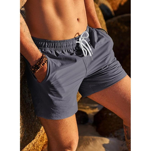 Pantalones Cortos Híbridos 2 en 1 para Hombre 2026, Sólidos, de Secado Rápido, Transpirables, para Correr y Gimnasio, para Playa, con Forro de Compresión, Cintura Media, Talla 2XL - Product Image 3