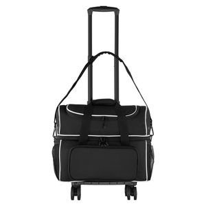 Borsa da bowling a quattro ruote per 2 palline con ruote e scomparto separato per scarpe (fino alla taglia US 16) - Product Image 1