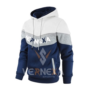 Sudadera con capucha informal para hombre con logotipo impreso personalizado, panel transpirable y cálido de talla grande para diseño de sublimación de invierno - Product Image 2