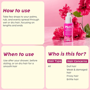 Coffrets de Soins Capillaires : Sérum Réparateur Hibiscus Bond Repair FiberHance 10-en-1, Réparation des Dommages, Structure Kératine 3X Renforcée, Soin Sans Rinçage - Product Image 4