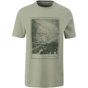 Camiseta de Verano para Hombre, 100% Algodón, Corte Regular Informal, Ligera, Transpirable, de Secado Rápido, Manga Corta, Impresión Digital Personalizada - Product Image 1