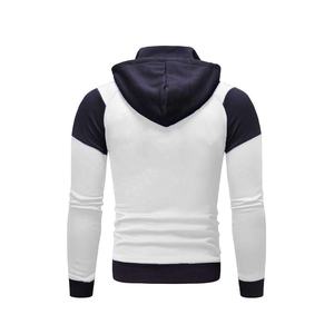 Conjunto de chándal con capucha y cremallera para hombre, ropa deportiva masculina de chándal a la moda, con diseño de cuadros de colores - Product Image 6