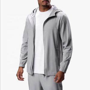 Custom Logo Printed Training Wear Jogging Suit Sweatpants and Hoodie Set <b>Joggers</b> Set Woven <b>Nylon</b> Windbreaker Tracksuit for Men - Product Image 6