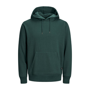 Sweat-shirt à capuche gris pour homme, coupe classique, 100% coton molletonné, pull décontracté avec poche avant, vêtement d'hiver, séchage rapide, coupe-vent - Product Image 2