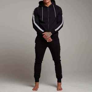 Conjunto Deportivo Personalizado para Hombre con Logotipo, Transpirable, Ecológico, Resistente al Viento, con Patrón Sólido para Invierno - Product Image 4