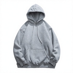 Sweat à capuche classique en molleton de coton premium, uni, personnalisable, streetwear unisexe, vêtement décontracté, directement de l'usine, séchage rapide - Product Image 3