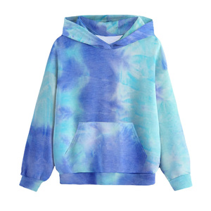 Premium Urban Tie Dye Hoodie Manufacturer Heavyweight Oversized <b>Pullover</b> Sweatshirt - Product Image 5