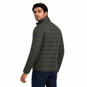 Nueva Chaqueta Acolchada Extra Grande, Transpirable y Elegante para Hombre, con Cuello Alto y Logotipo Frontal, Personalizable - Product Image 2