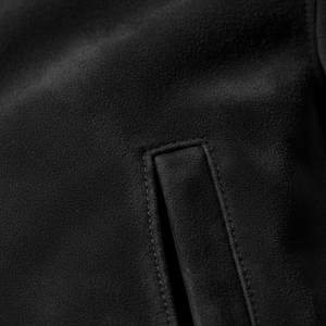 Wholesale High Quality Men's Zipper-Up Bomber <b>Jacket</b> with Custom Design Stand <b>Collar</b> Canvas Fabric for Winter - Product Image 6